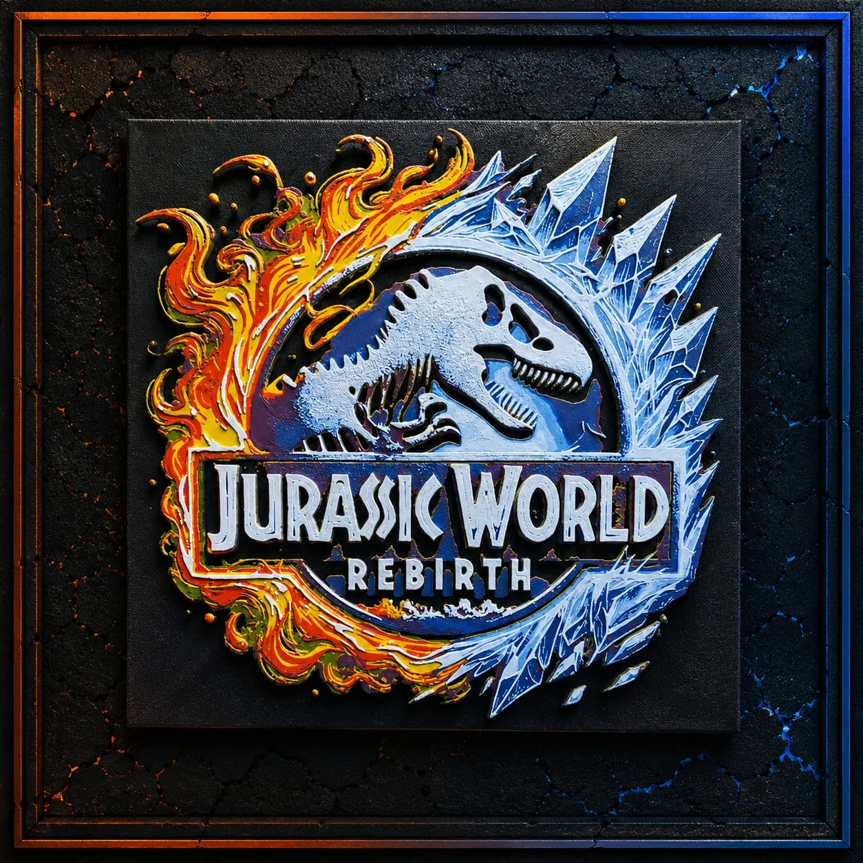 Quadro Jurassic world(Hue Forge)